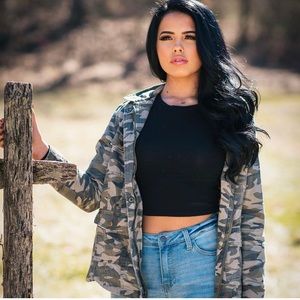 Army Print Jacket